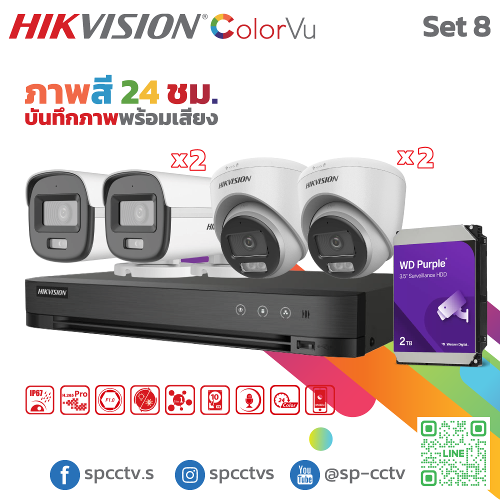 Hikvision Set 8